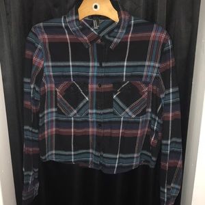 Cropped flannel